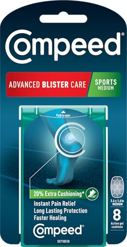 Compeed Advanced Blister Care 8 Count Sports Medium 2 Packs