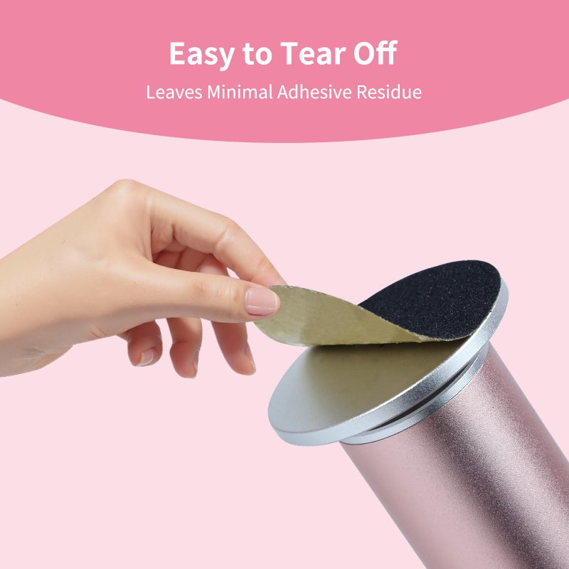 APRELM 120pcs Replaceable Sandpaper for Electric Foot Callus Remover, 180 Grit Fine Sandpaper Refill Discs - Image 5