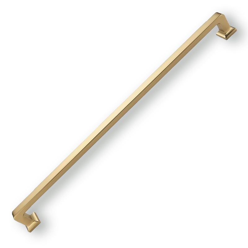 khtumeware 12 Inch Bronze Cabinet Pulls Champagne Bronze 126 Inch Length 12 Inch Hole Centers Modern Style Brushed Gold Finish 178 Inch Projection - Image 2