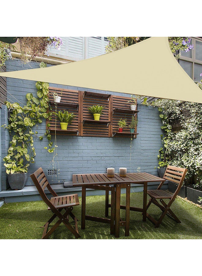 Generic 6.5 FT Triangle Sail Canopy Garden Plant Shelter Breathable Greenhouse Cover for Outdoor Patio Camping Backyard Swimming Pool - Image 3