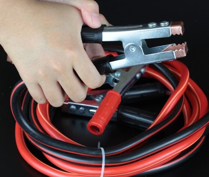 KRESHU Heavy Duty 1500 AMP Jumper Cable for Car Battery | Car Jump Starter Cable with Copper Clamps | 12V Battery Booster Cable for Cars, Bikes, SUVs & Trucks | Emergency Jump Start Cable Jumper Wire - Image 4