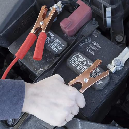 KRESHU Heavy Duty 1500 AMP Jumper Cable for Car Battery | Car Jump Starter Cable with Copper Clamps | 12V Battery Booster Cable for Cars, Bikes, SUVs & Trucks | Emergency Jump Start Cable Jumper Wire - Image 5