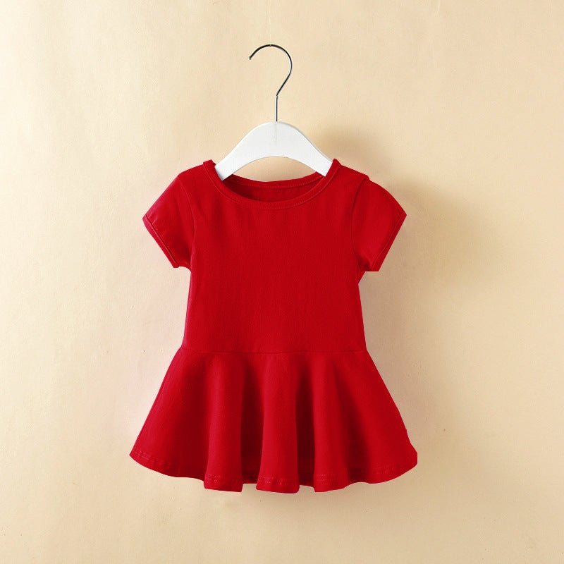 2022 Girls' Dress Western Style Baby Princess Dress Korean Style Baby Small Dress Casual Nightdress - Image 1