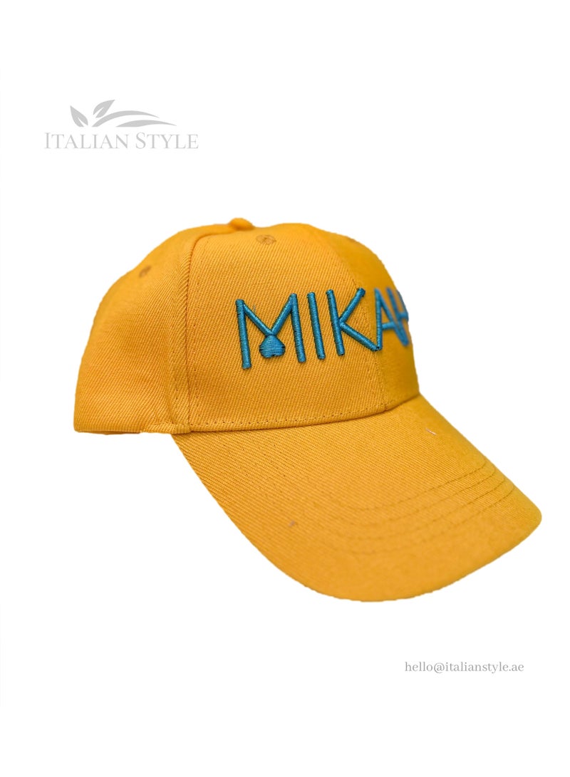 MIKAH Cap - Yellow Colour - Image 3