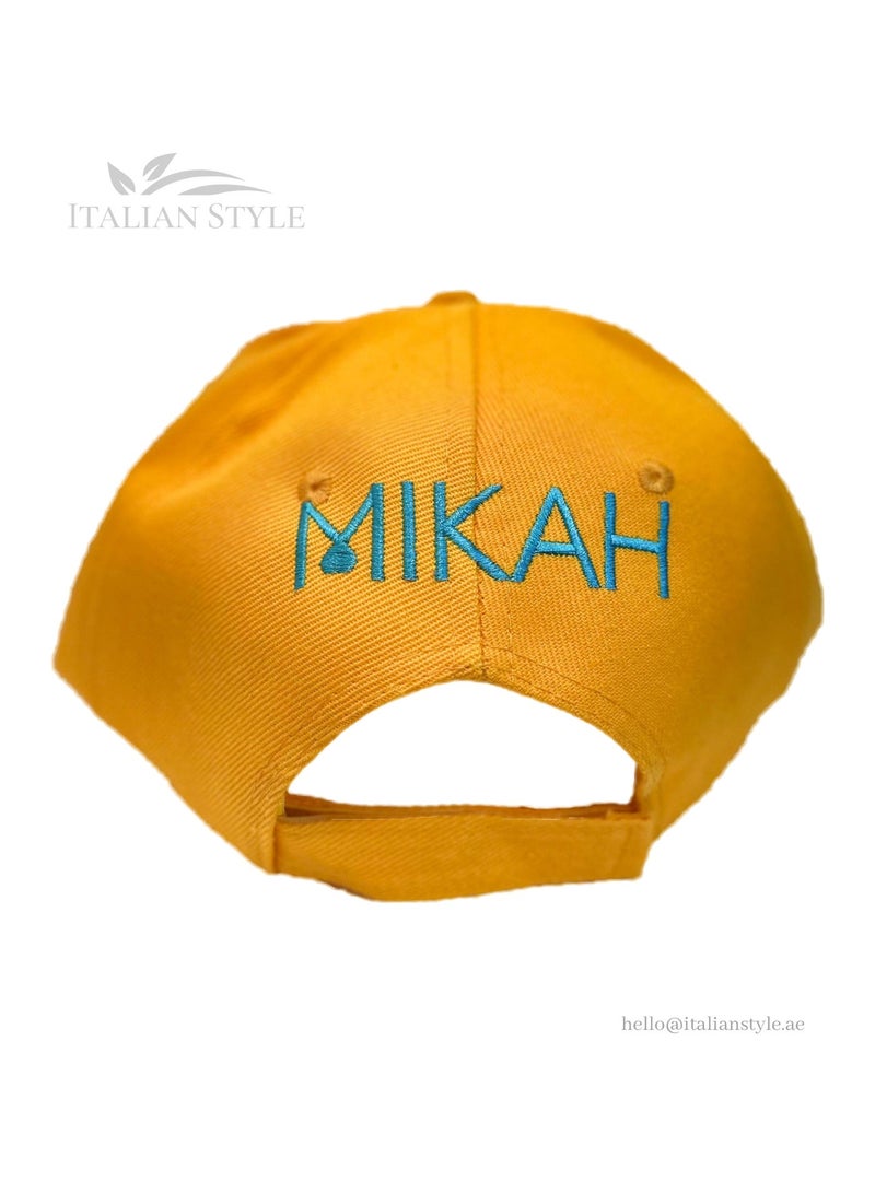 MIKAH Cap - Yellow Colour - Image 2