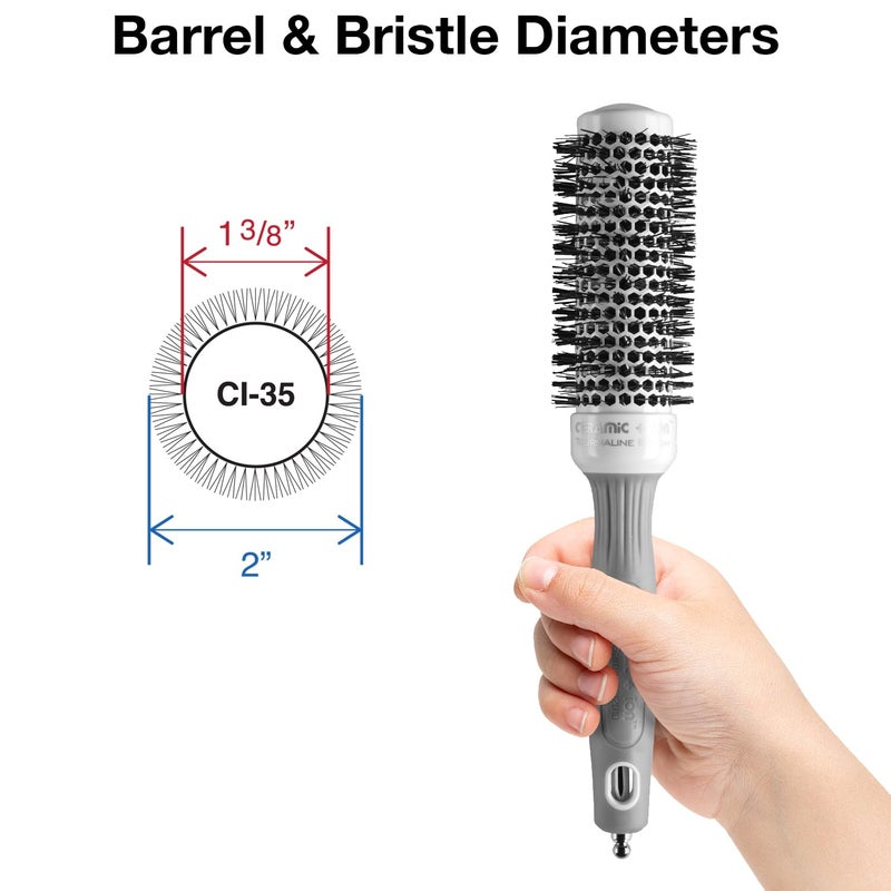 أوليفيا جاردن فرشاة الشعر الخزفية الحرارية سيراميك Ion C35 - Image 1