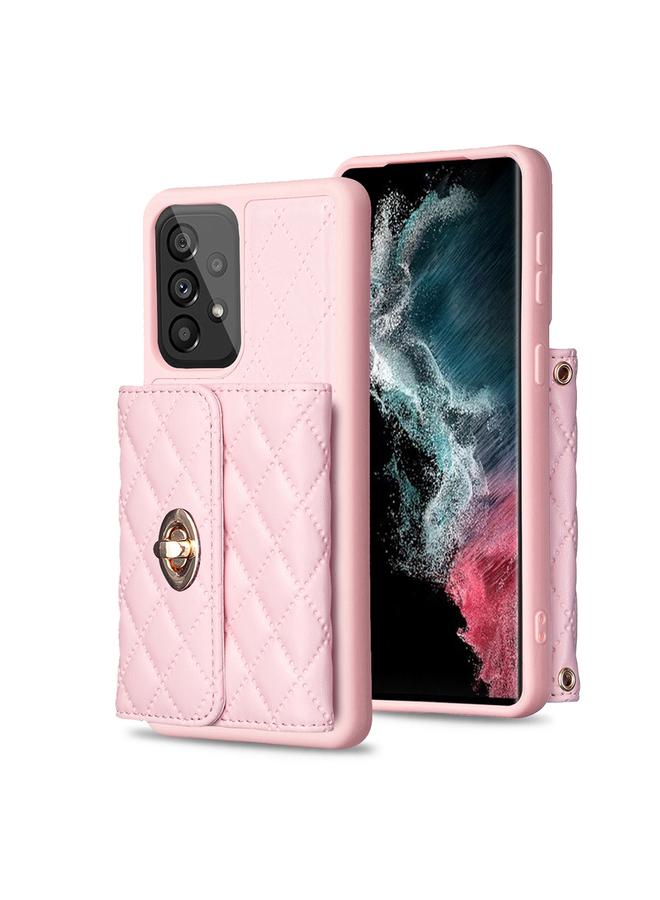 S-TOP Case For Samsung Galaxy A53 5G Horizontal Metal Buckle Wallet Rhombic Leather Phone Case - Image 1