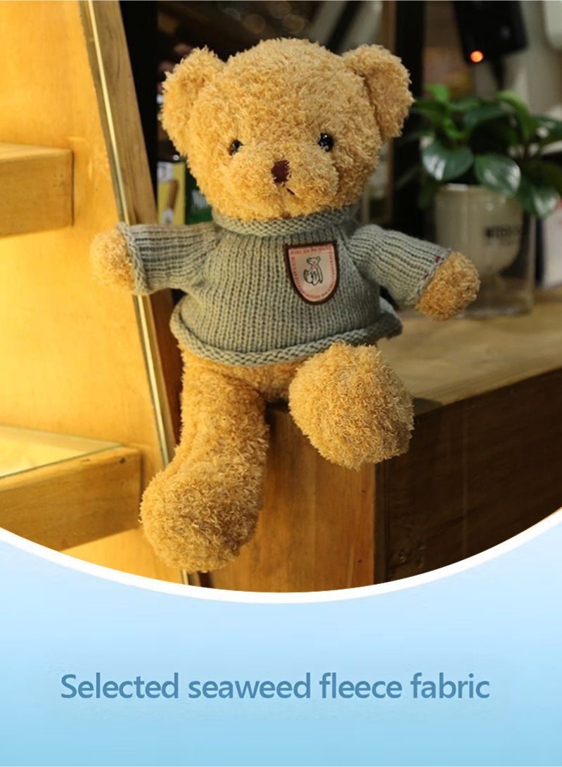 Neonix Teddy Bear Plush Toy 30cm with Removable Sweater, Kids Gift for Boys and Girls, Cute Plush Toy for Animal Themed Party, Companion Toy for Children - Image 3