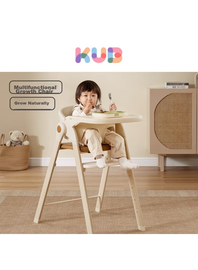 Kub Growth High Chair, Multifunctional Dining Chair, Baby Chair, Children's Chair, Foldable - Off-white - Image 4