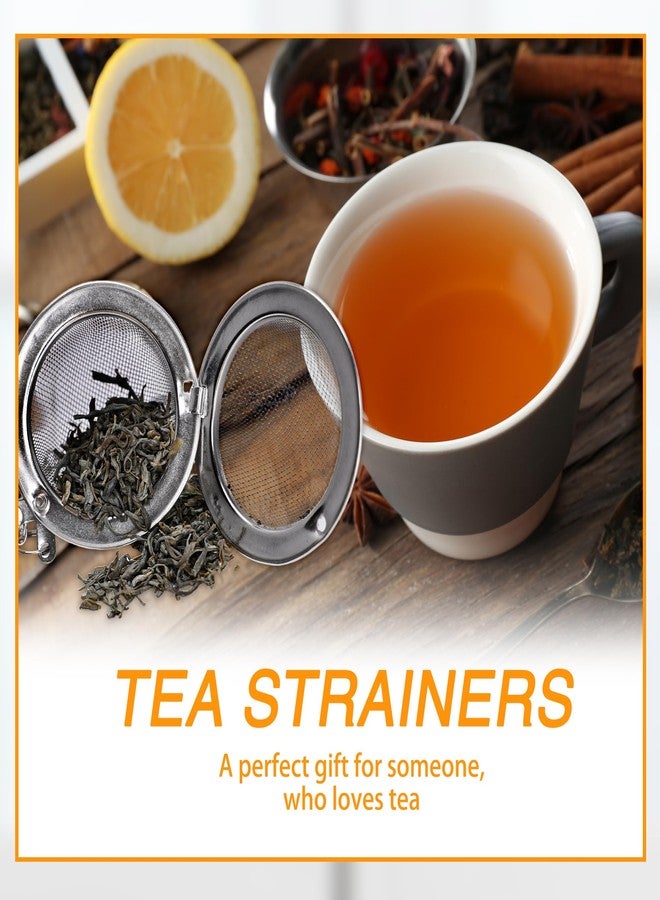 Drayear 20 Pack Stainless Steel Tea Ball Infusers with Chain Mesh Tea Strainer Balls Hanging Tea Ball Infusers for Loose Leaf Tea Teapots Cups Spices - Image 4
