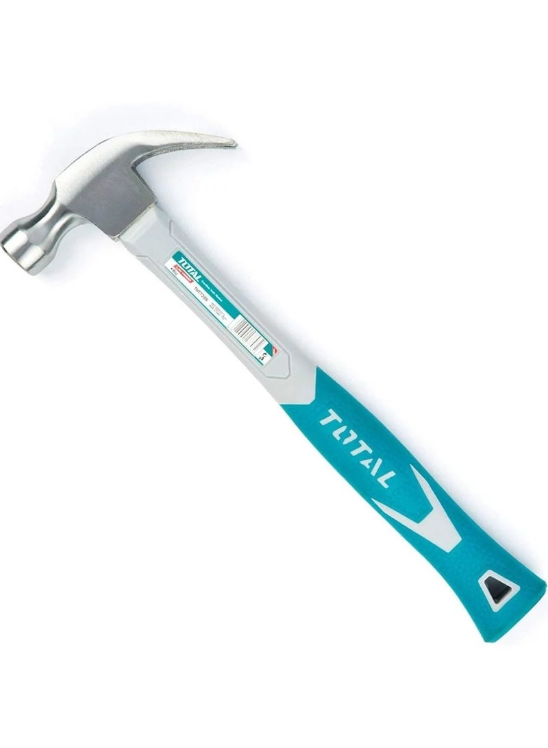 TOTAL Claw Hammer Fibreglass Handle 450gr THT73166 - Image 3