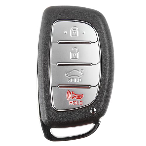 KeylessOption Keyless Entry Remote Car Key Fob Control 4-Button Smart Replacement with Uncut Insert for 2016 2017 2018 Hyundai Elantra (CQOFD00120, 95440-F2000) - Image 2