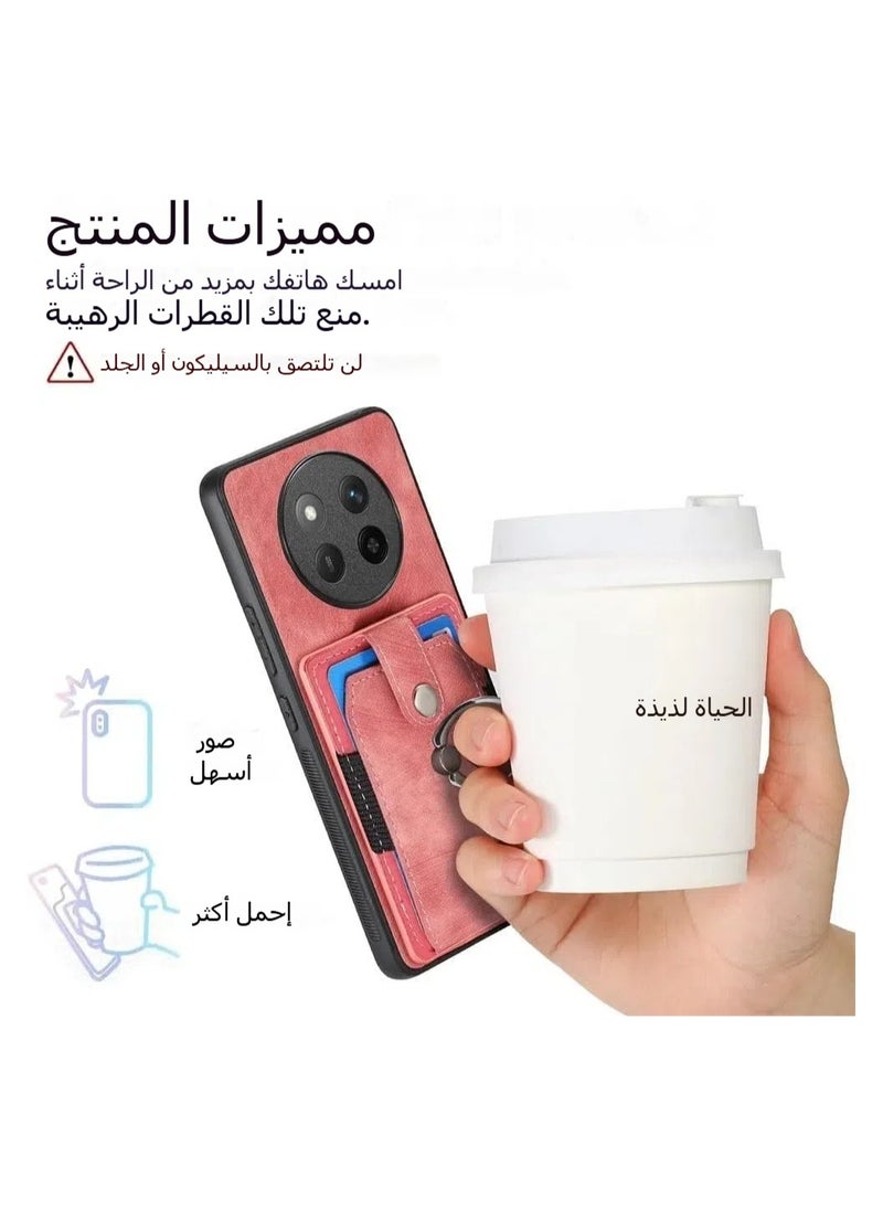 جنرال غطاء حيث نور ماجيك 7 لايت (ماجيك 7 لايت)، حامل البطاقات فائق الرقة، غطاء الهاتف من مادة TPU، غطاء متعدد الوظائف مع حلقة دعم  - Image 2