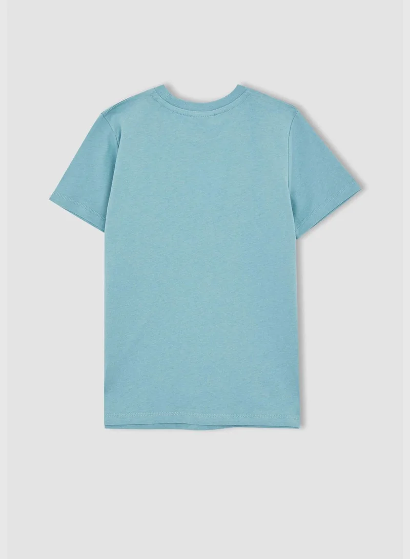 DeFacto Regular Fit Short Sleeve Los Angeles Print T-Shirt