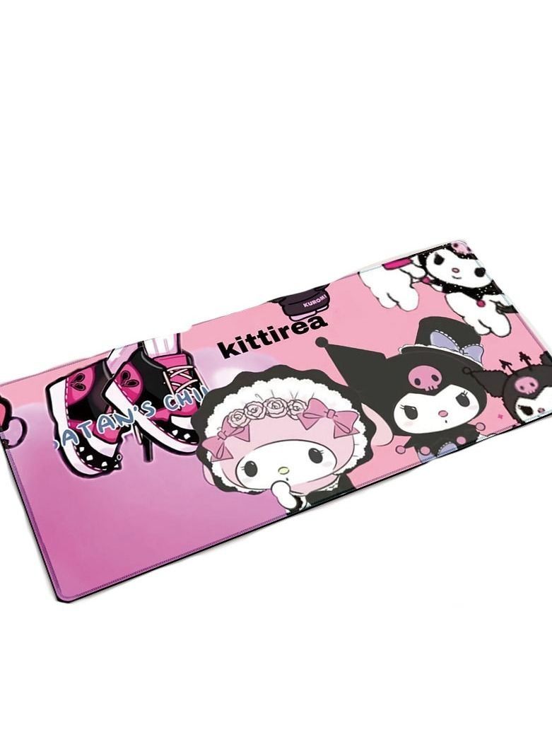 Y&D Kuromi Melody Cinnamoroll Large Gaming Keyboard Mouse Pad Non-Slip Rubber Cloth Computer Game Children Mat For Boys Girls - Image 1