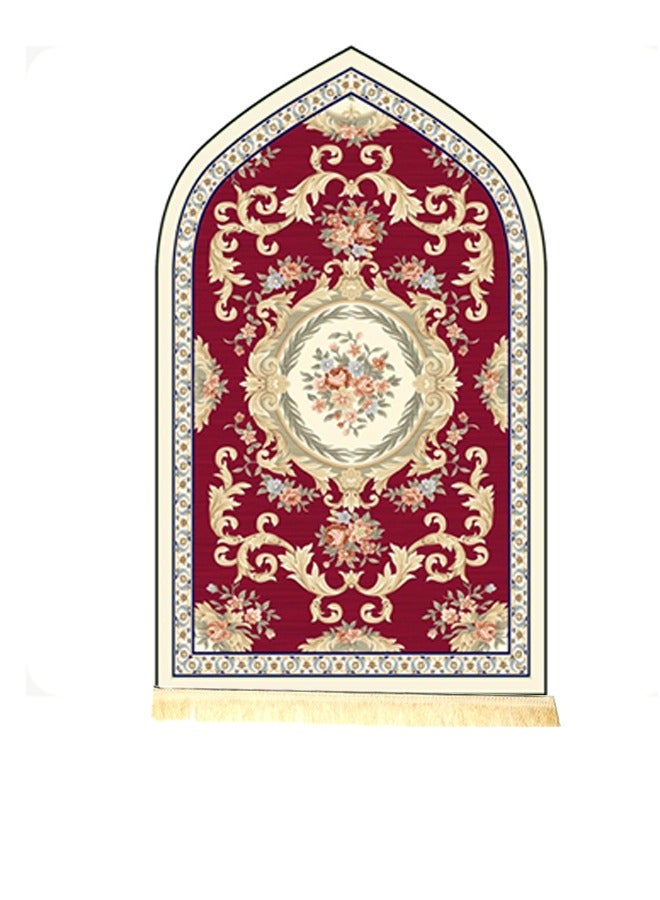 JCB CHIC Muslim Prayer Rug Islamic Mat,70 * 120 cm Fringe Prayer MatMuslim Gift for Women Men,Soft Islamic Prayer Rug,Prayer Carpet Mat,Soft Mat Islam Gifts Set,Cotton Fabric L2525 - Image 1