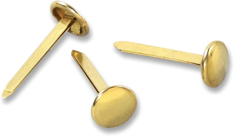 ACCO Brands Brass Plated Paper Fasteners - 0.5in, 100 Fasteners per Box - Image 2