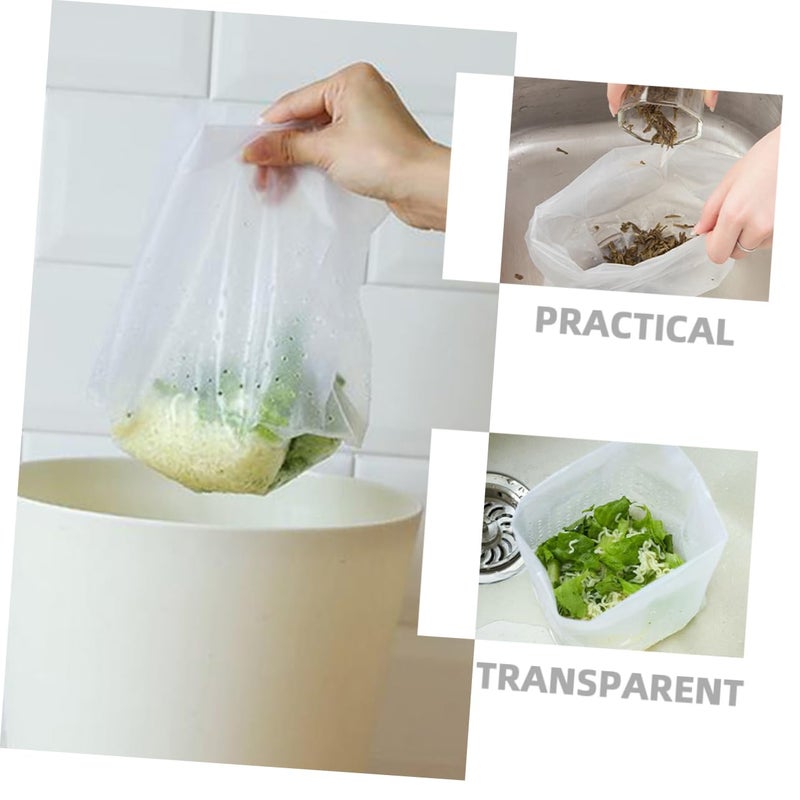 Self Standing Kitchen Sink Filter Bags 90 Pcs Thickened Plastic Disposable Drain Strainer - Image 5