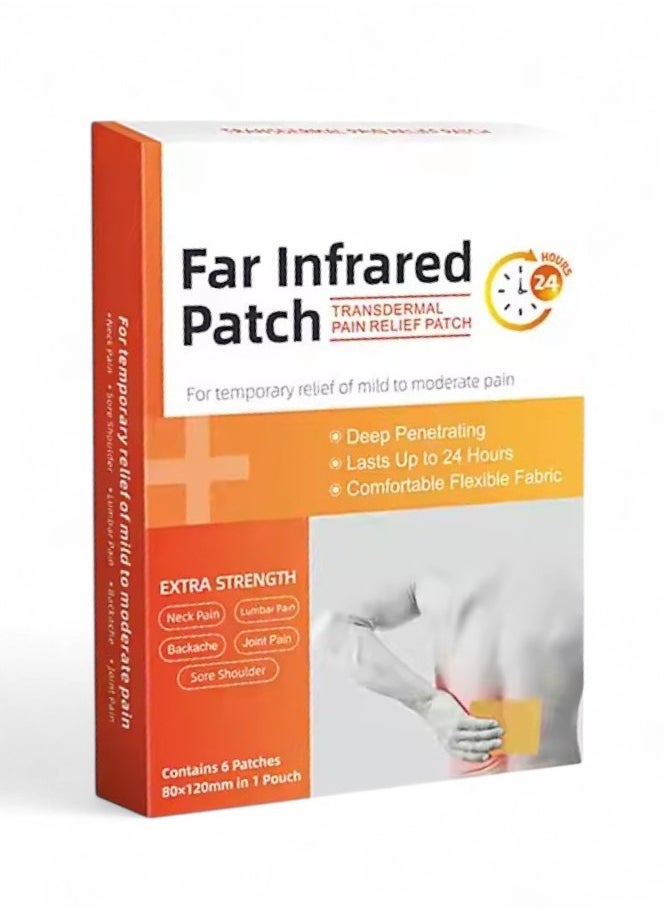 Generic - Heat Patches for Back and Shoulder Pain Relief (2 Pieces) – Muscle Ache and Joint Pain Relief Patches – Effective for Shoulder Strain, Back Pain, Rheumatism, and Neural Pain – Thermal Patches for Men and Women – Back Pain Relief, Miracle Pain Patches, and Muscle Relaxation Patches. - Image 1