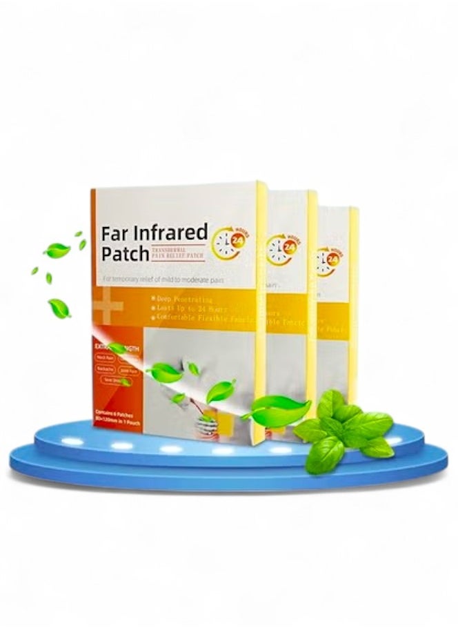 Generic - Heat Patches for Back and Shoulder Pain Relief (2 Pieces) – Muscle Ache and Joint Pain Relief Patches – Effective for Shoulder Strain, Back Pain, Rheumatism, and Neural Pain – Thermal Patches for Men and Women – Back Pain Relief, Miracle Pain Patches, and Muscle Relaxation Patches. - Image 1