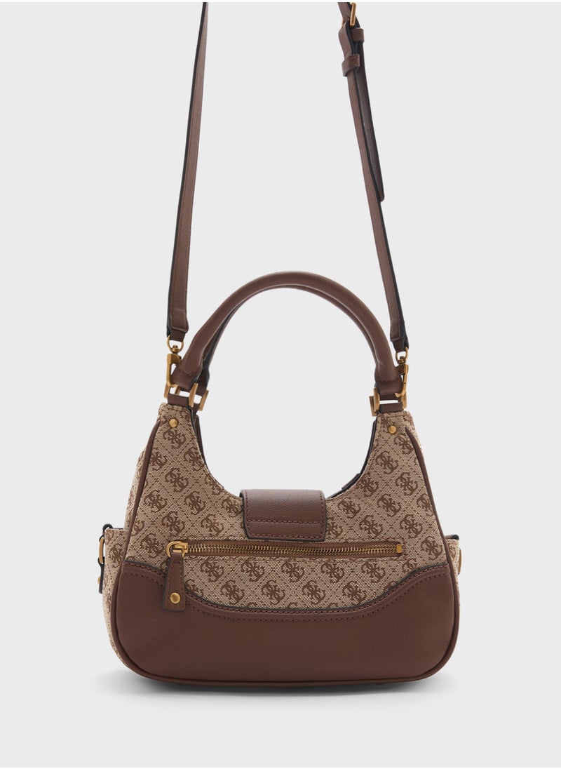 GUESS - Decor Vintage Sml Gfrnd Satchel - Image 1