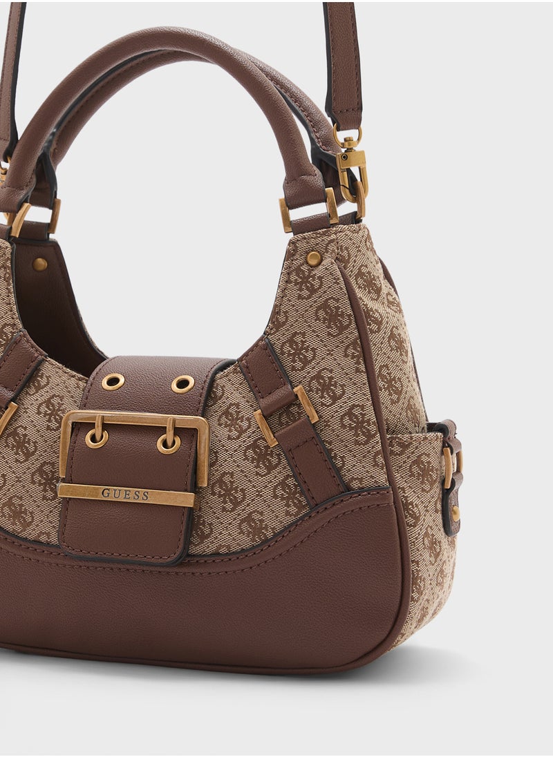 GUESS - Decor Vintage Sml Gfrnd Satchel - Image 1