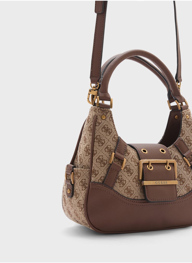 GUESS - Decor Vintage Sml Gfrnd Satchel - Image 1