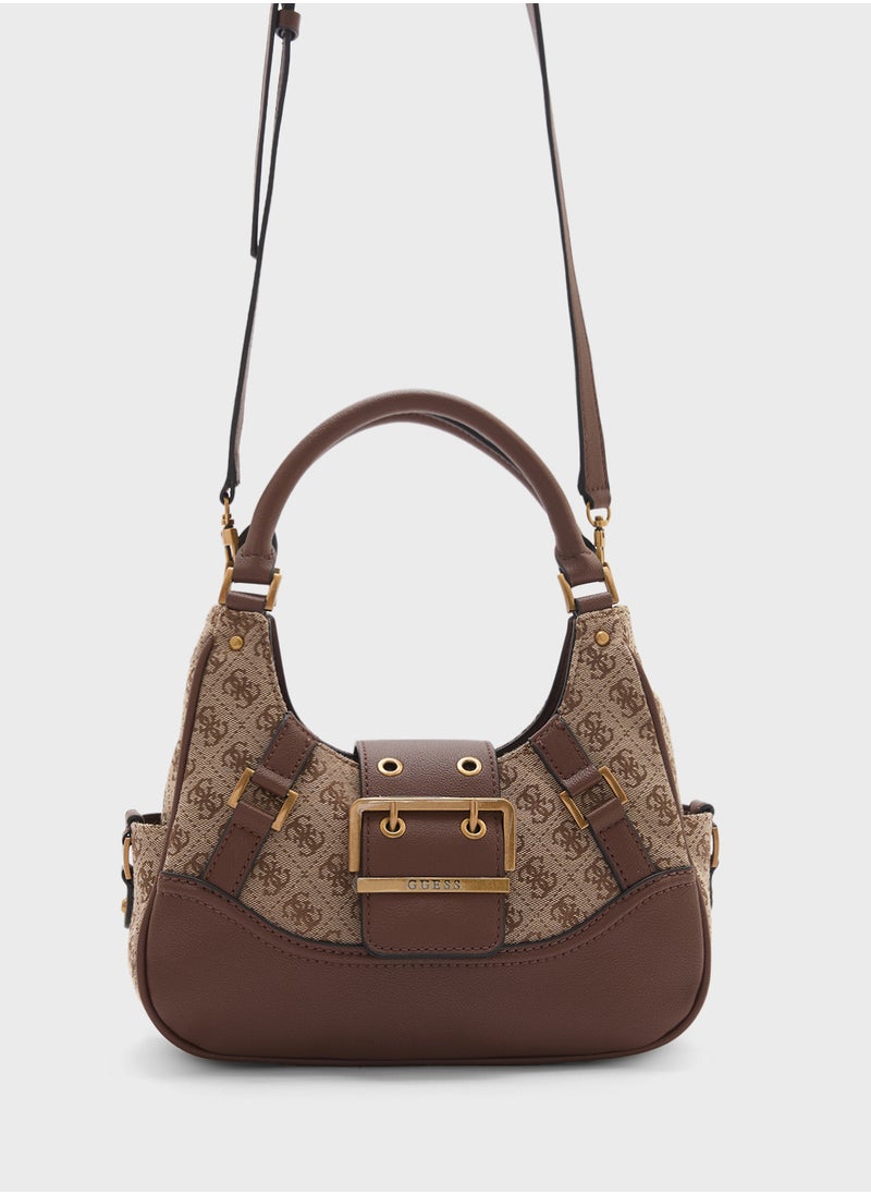 GUESS - Decor Vintage Sml Gfrnd Satchel - Image 1