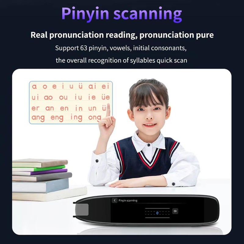 Scan Reader Pen 3.7 Inch Touch Screen 142 Languages Online Offline Text to Speech Translator Device for Travel Business Learning - Image 4