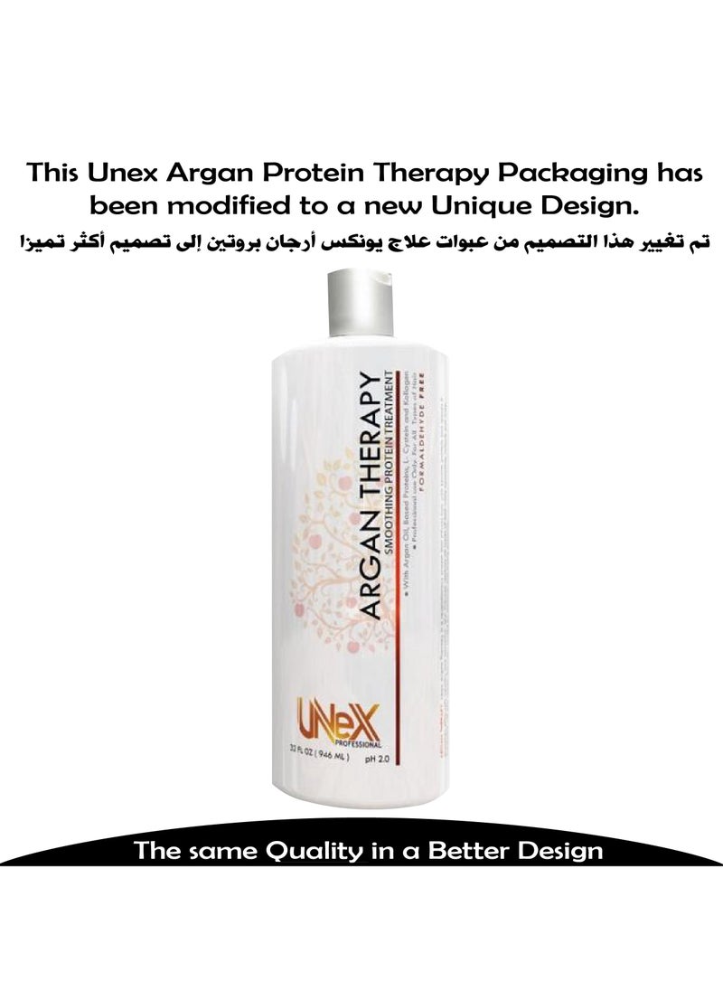 UNEX PROFESSIONAL Unex Argan Protein Hair Straightening Therapy 1000ML  - Image 5