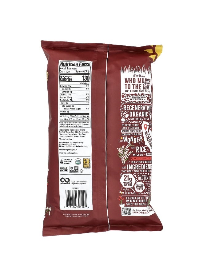 Lundberg Lundberg, Organic Rice Cake Minis, Apple Pie, 5 oz (142 g)  - Image 2