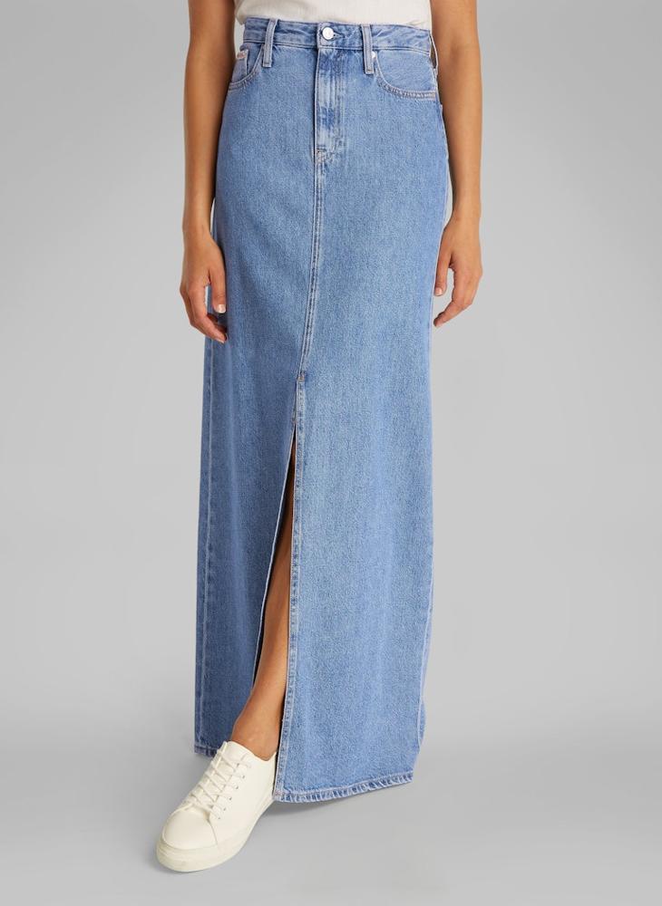 Calvin Klein Jeans A-LINE MAXI DENIM SKIRT  - Image 1