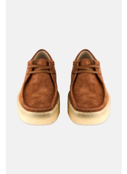 clarks Men Medium Wallabee Cup Lace Up Shoes, Dark Tan  - Image 4