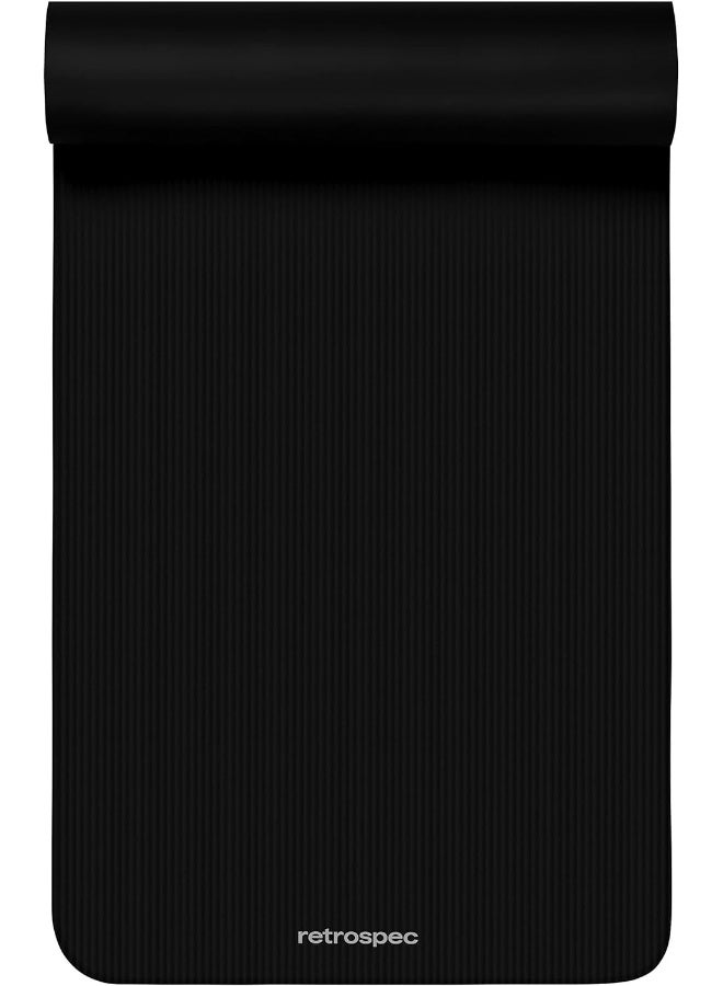 Retrospec Solana Yoga Mat 1/2" Thick w/Nylon Strap for Men & Women - Non Slip Exercise Mat for Yoga, Pilates, Stretching, Floor & Fitness Workouts - Image 2