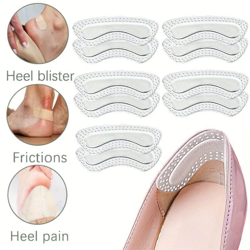 Transparent Silicone Pads 10 Pieces Non Slip Protective Inserts For High Heels - Image 2