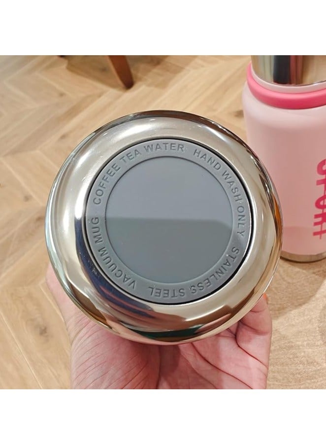 ريمي بيلا زجاجة مياه ستانلس ستيل سعة 680 مل ترمس حراري مزدوج الجدار بفوهة قياسية (زهر) - Image 3