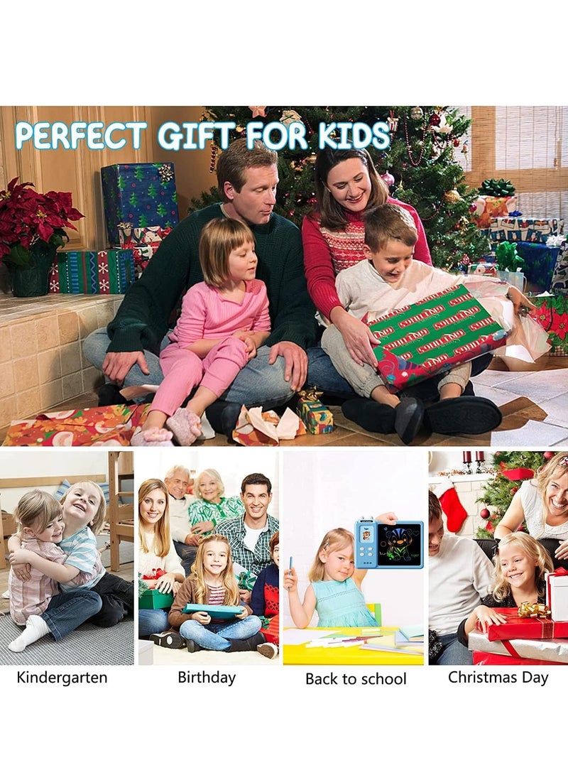 Educational Toys, 224 Pieces, Audio Flashcards with Sound Effects, Educational Lcd Writing Board, Word Games, Birthday Gifts for Children Aged 2-7, Pink - Image 2