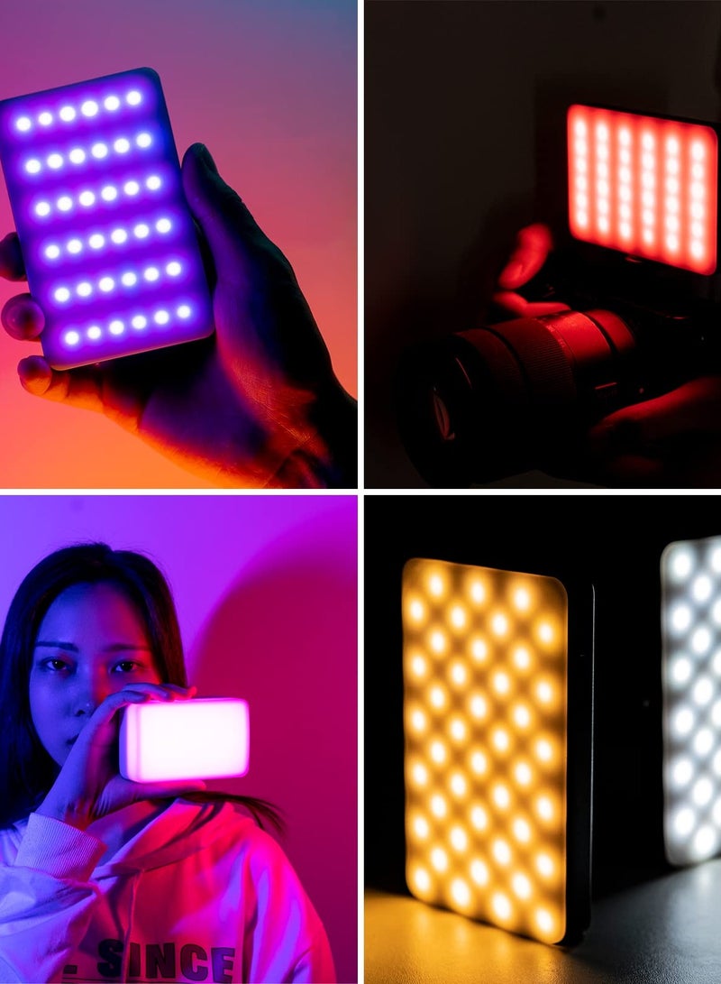 SOLARAE RGB Video Light, Portable LED Camera Light Panel 0-360 Full Color, CRI 95+ 2500-9000K LED Video Light, LED DSLR Lighting for Vlogging, Photography, Video Conference - Image 4