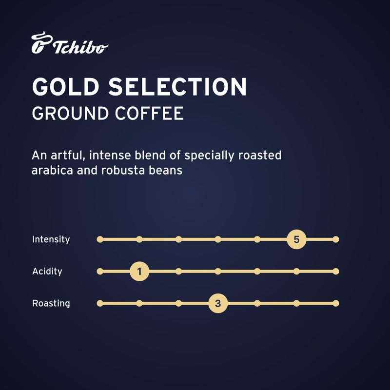 Tchibo Gold Selection Ground Coffee 2 packs x 8.8oz/250g - Image 3