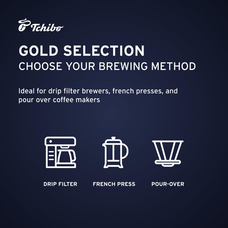 Tchibo Gold Selection Ground Coffee 2 packs x 8.8oz/250g - Image 4