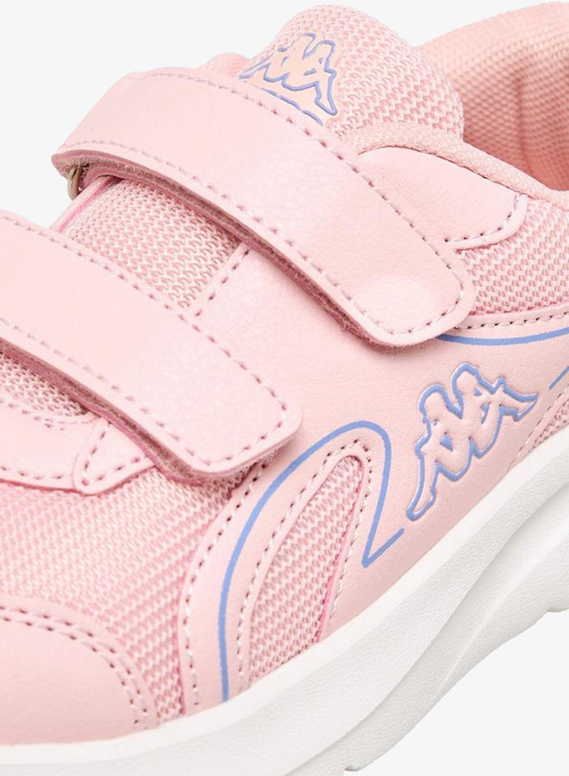Kappa Girls Logo Print Hook & Loop Sports Shoes - Image 4