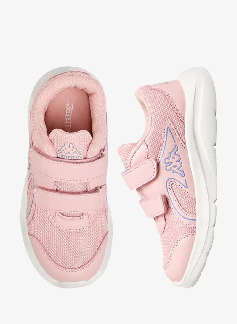 Kappa Girls Logo Print Hook & Loop Sports Shoes - Image 1