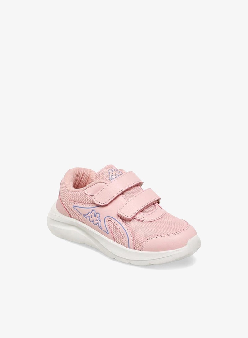 Kappa Girls Logo Print Hook & Loop Sports Shoes - Image 2