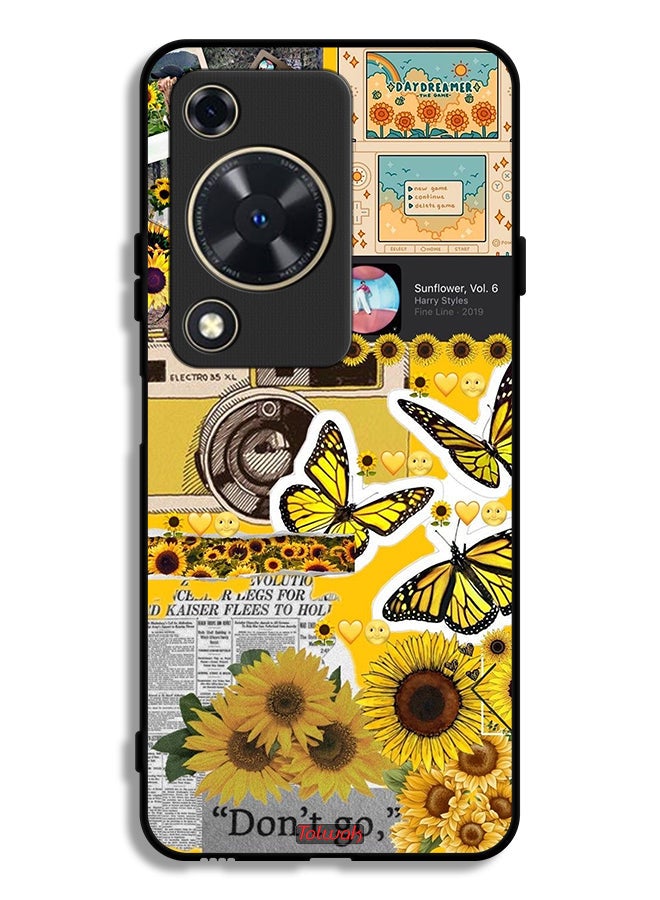 Tolwak Huawei Nova Y72S Protective Case Cover Quotes And Stickers
