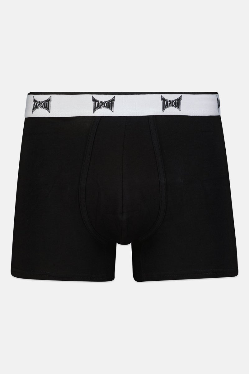 TapouT Men 3 Pcs Brand Logo Boxer Briefs, Multicolor - Image 3