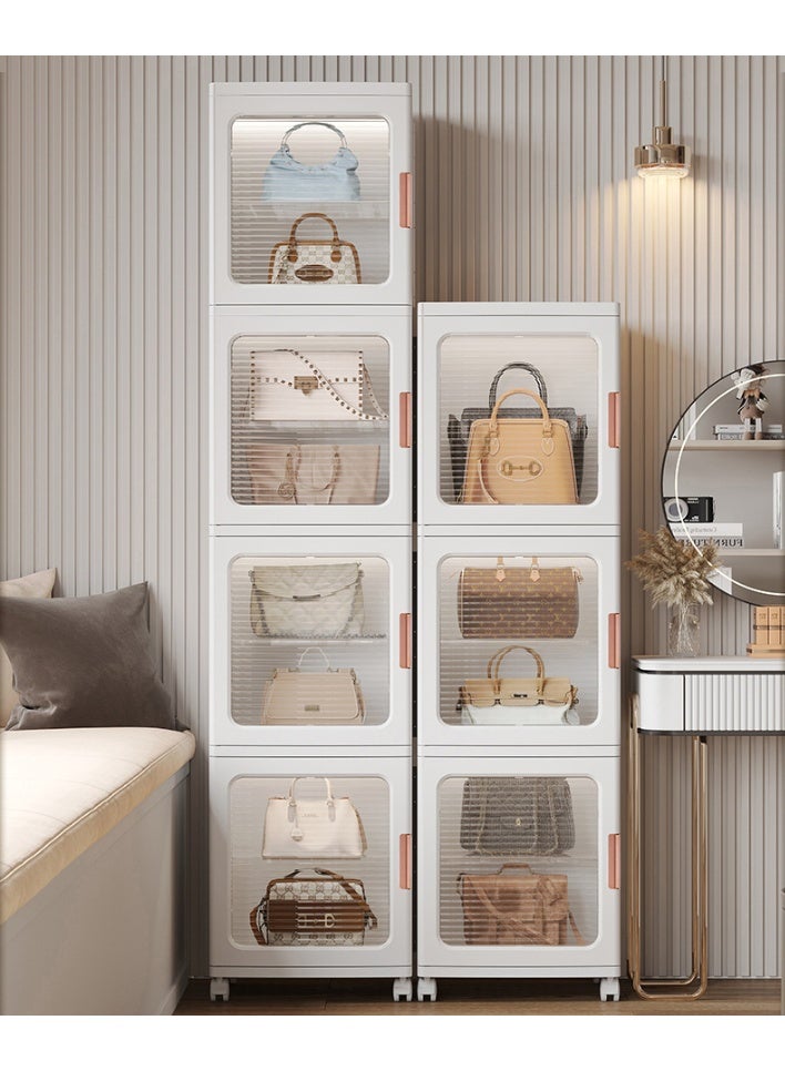 CityRiya-Long Tall Narrow Storage Cabinet, Kitchen Storage Bins, Pantry Storage Cabinet with Adjustable Shelves, Cupboard Closet, Storage Organizer for Bathroom, Living Room, Bedroom  - Image 3