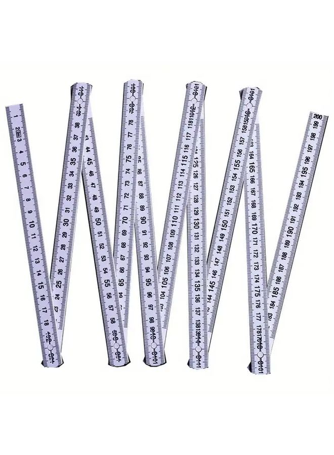Precision 78 74 Inch Ruler With 10 Locking Clips Dual Scale Inch Cm 90 Degree Angle Measurement - Image 2