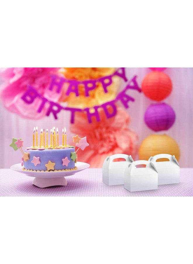 ValBox صناديق هدايا 30 عبوة صناديق هدايا ورقية بيضاء لصالح الأطفال في حفلات عيد الميلاد وحفلات الزفاف وحفلات استقبال المواليد 6.2 × 3.5 × 3.5 بوصة - Image 5