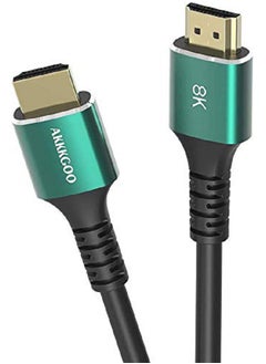 Generic AKKKGOO 8K HDMI 2.1 Cable ( 3 Meter) Real 8K High Speed 48Gbps 8K(7680x4320)@60Hz 4K@120Hz Dolby Vision HDCP2.2 HDR4:4:4 HDR eARC Compatible with Apple TV Samsung QLED TV  - Image 3
