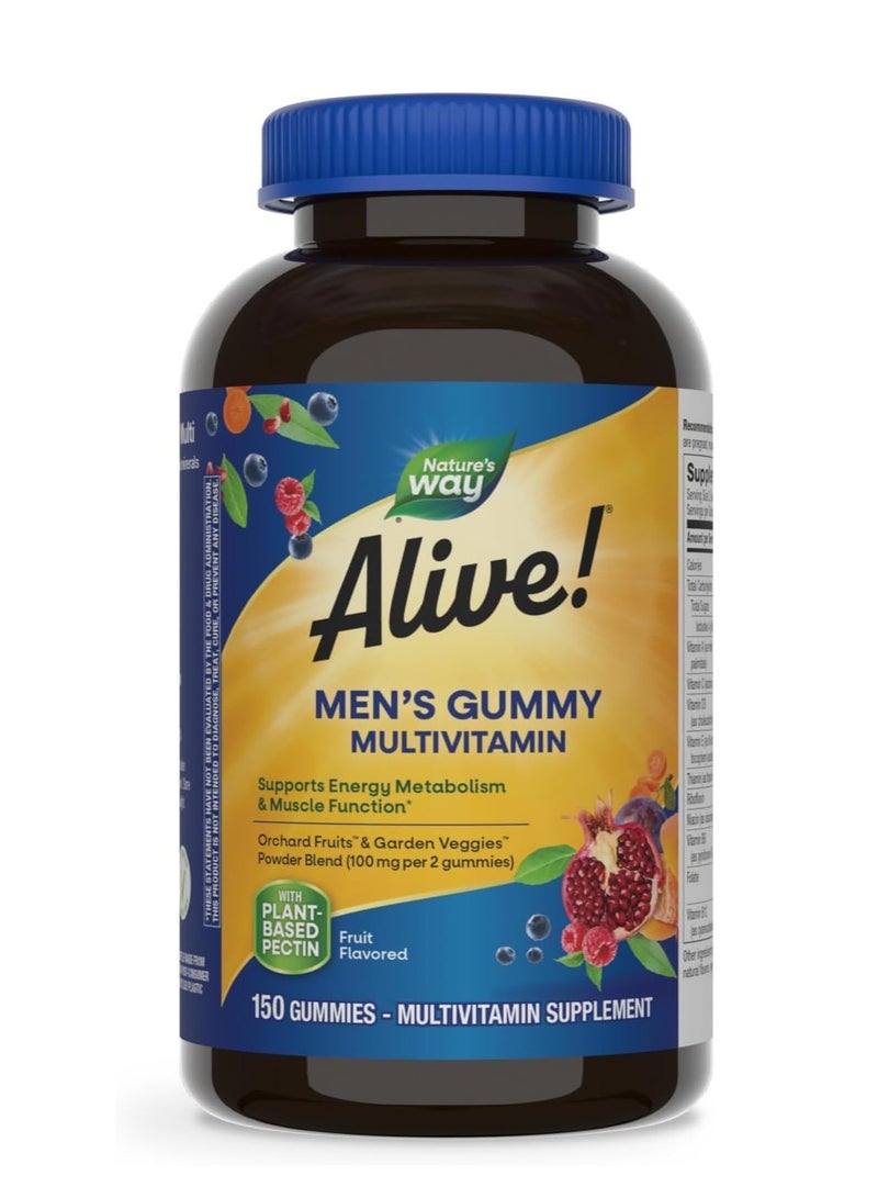 Alive Men's gummy Multivitamin 150 gummies - Image 1